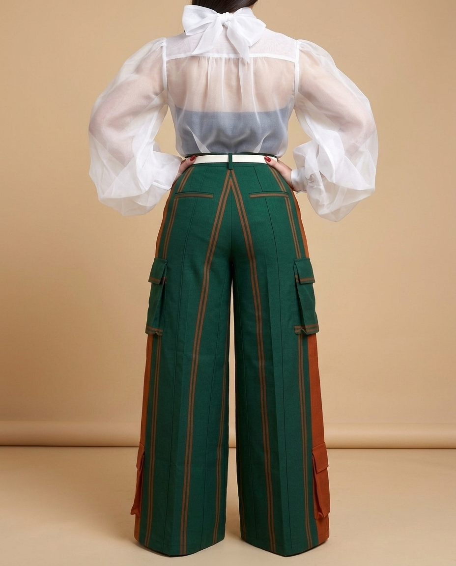 Amari Pants- Aso Oke